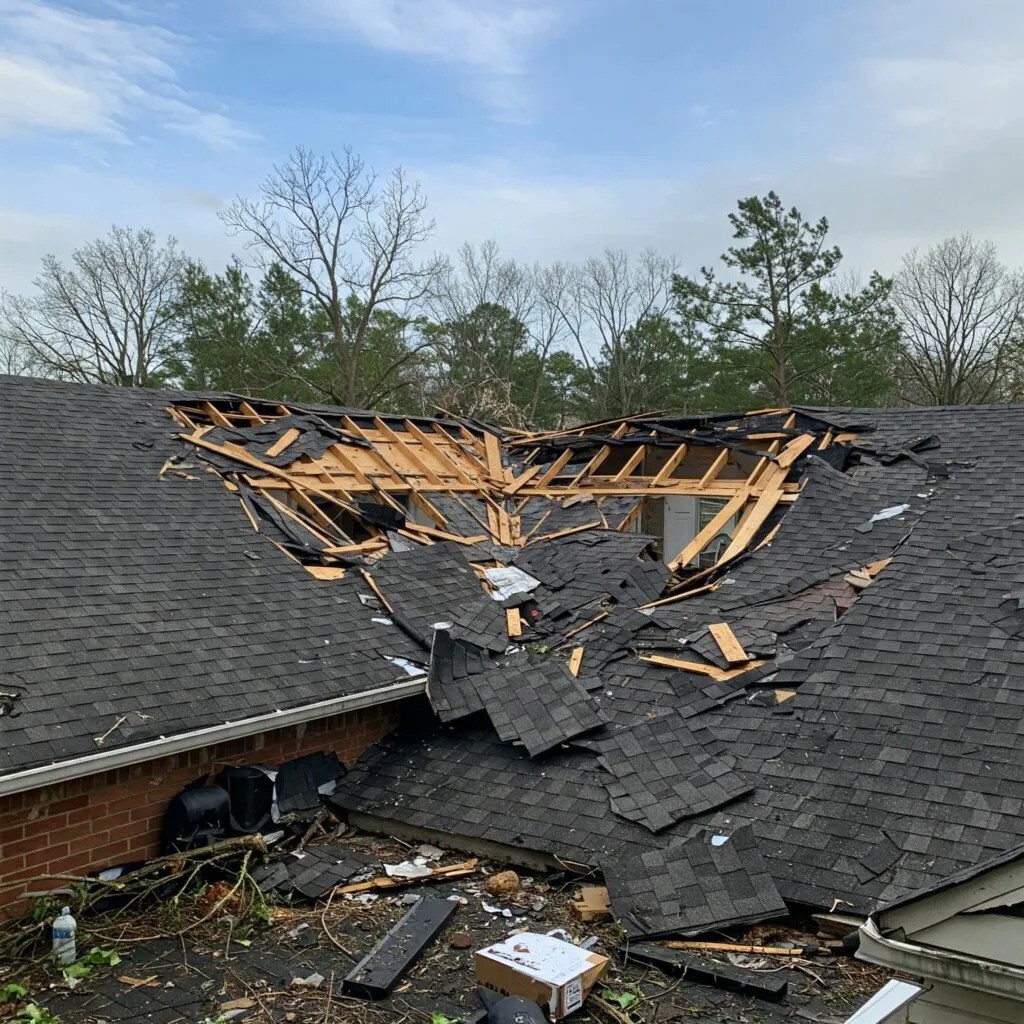 Emergency Roof Repair in Clayton