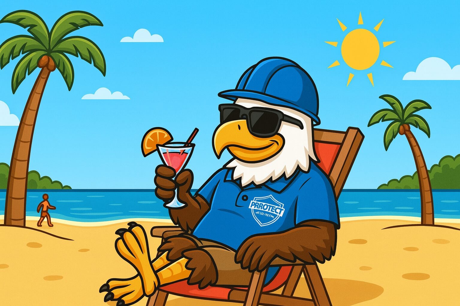Prrotect Roofing Mascot