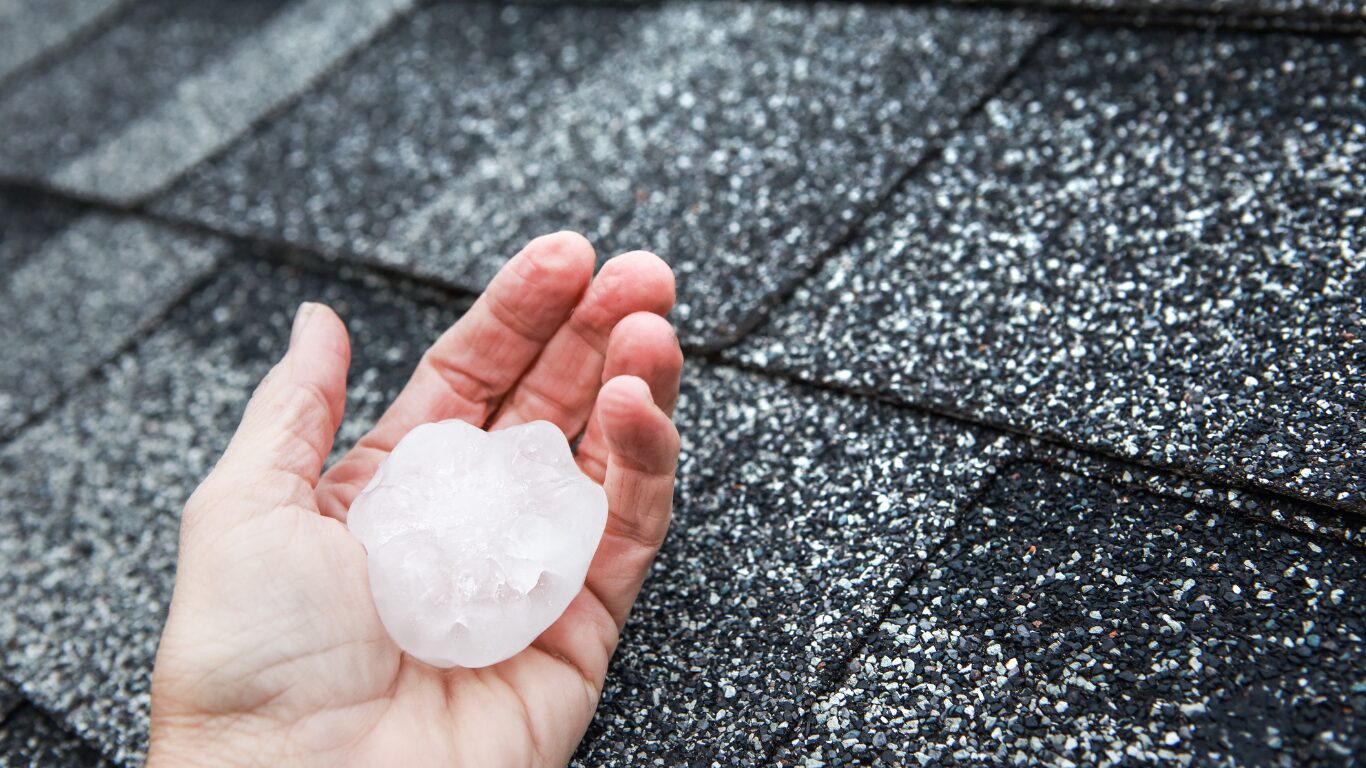 hail damage roof Missouri