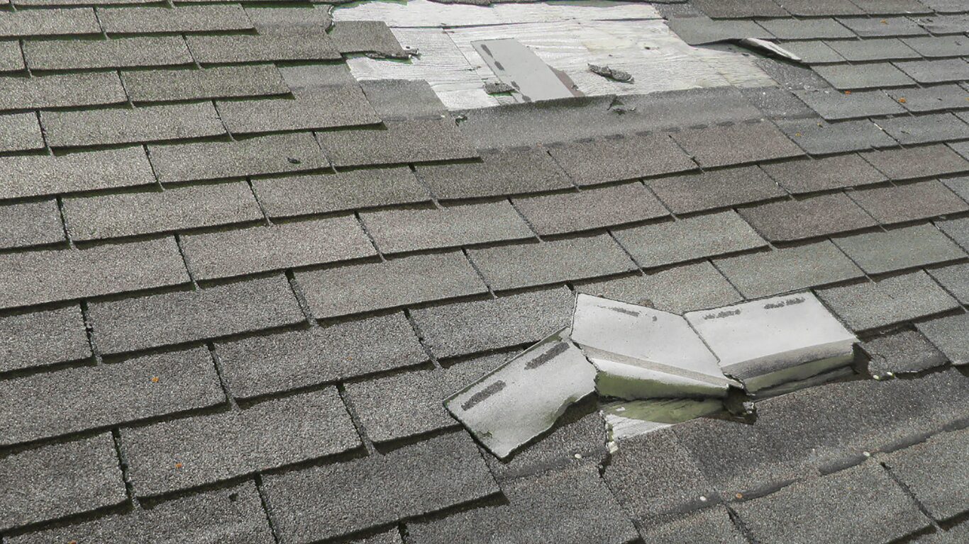ice storm roof damage Missouri