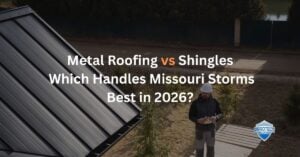 Blogs 5 Metal Roofing vs Shingles Which Handles Missouri Storms Best in 2026