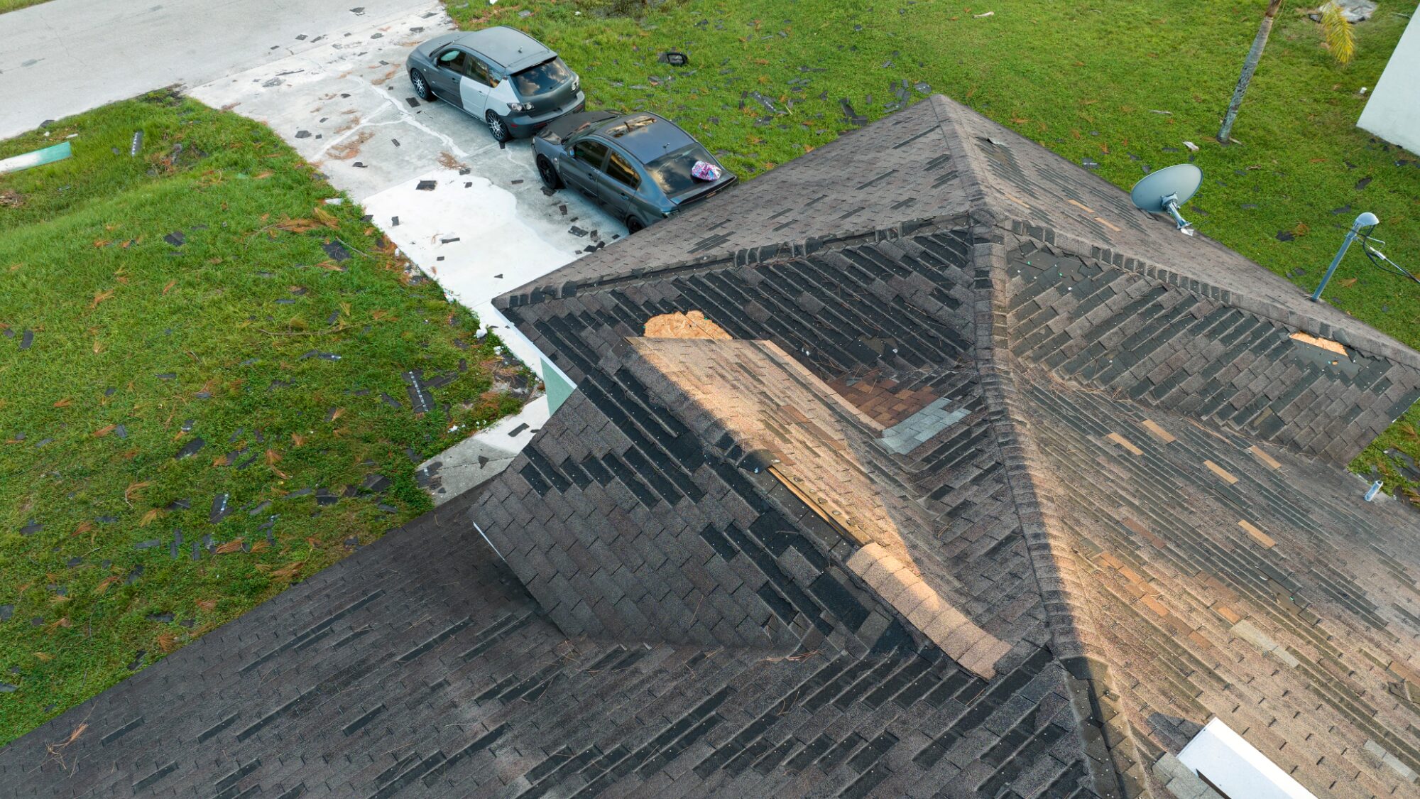 missing shingles repair Missouri